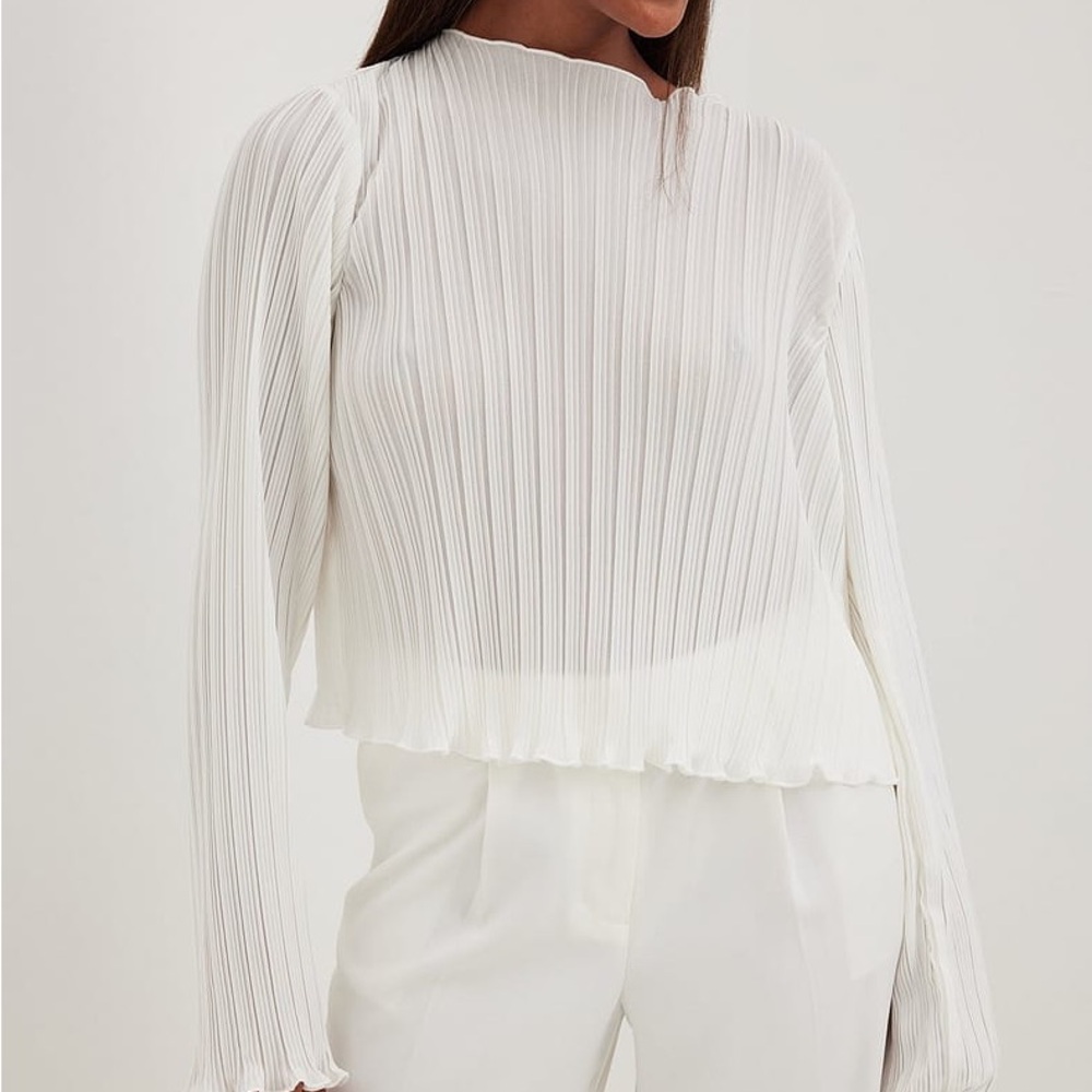 4th & Reckless Pleated Wide Sleeve Blouse